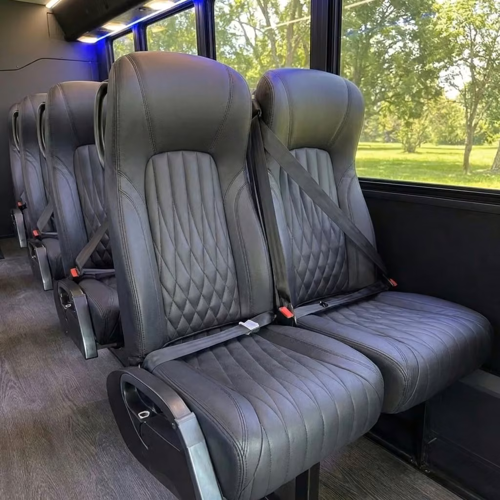 lathrop 20 passenger minibus high back seats