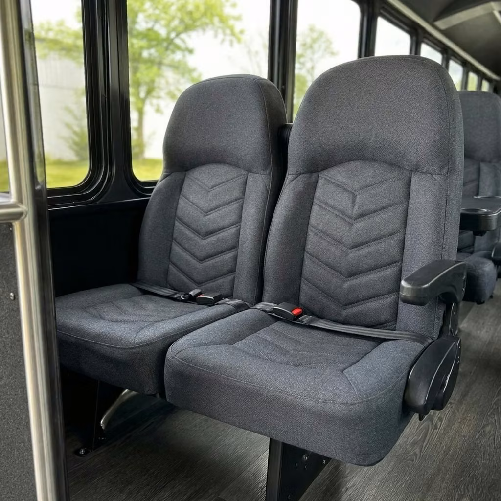 lathrop 25 passenger minibus high back seats