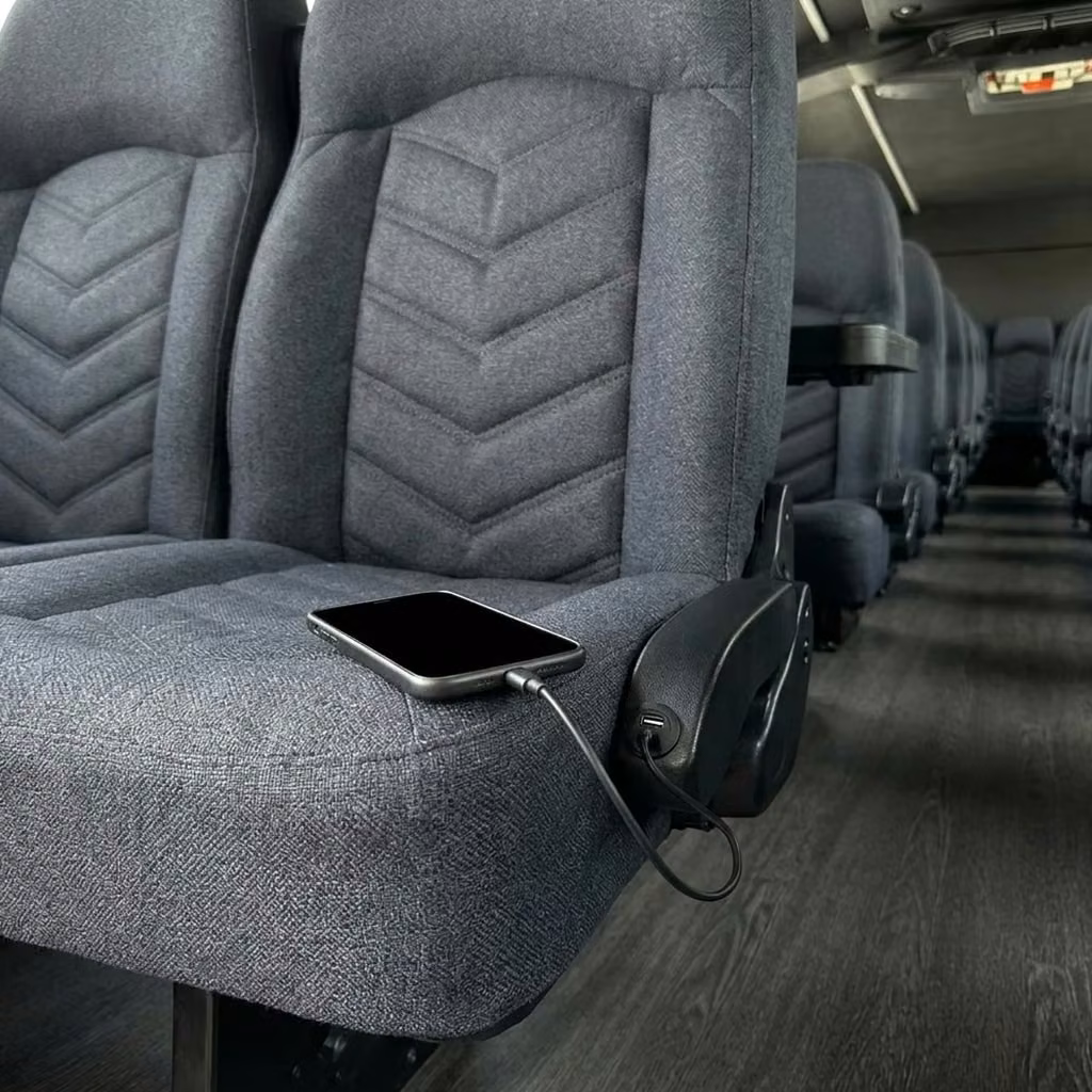 lathrop 25 passenger minibus usb charging