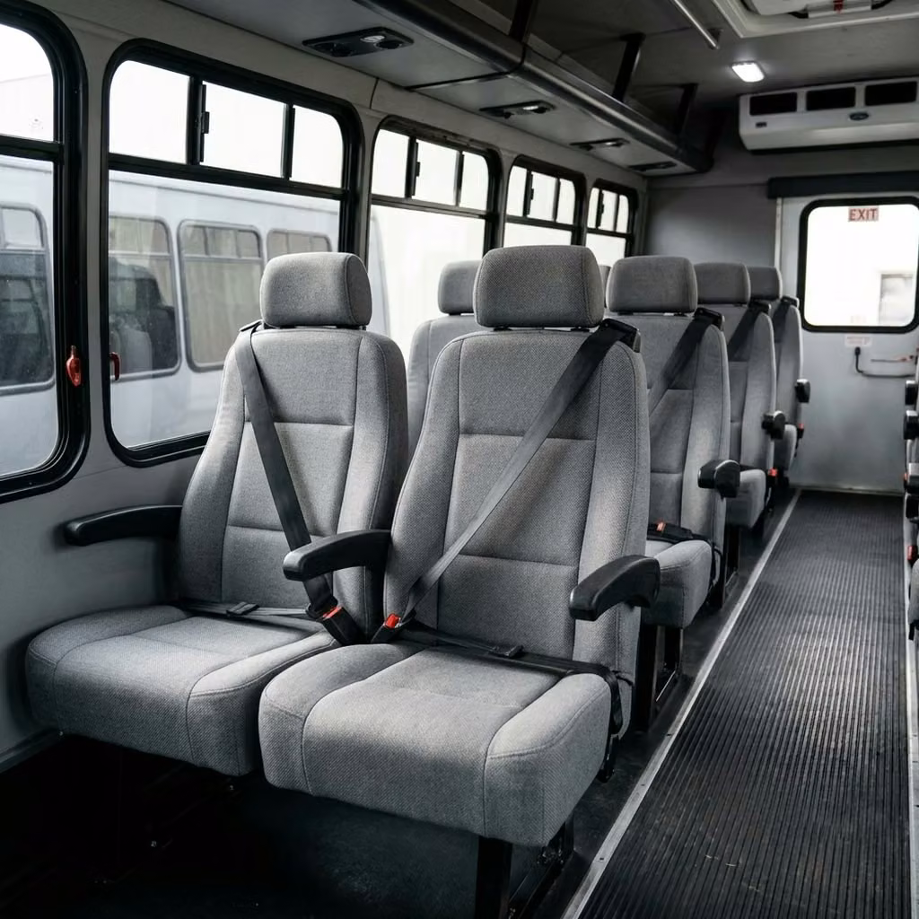 lathrop 35 passenger minibus reclining seats