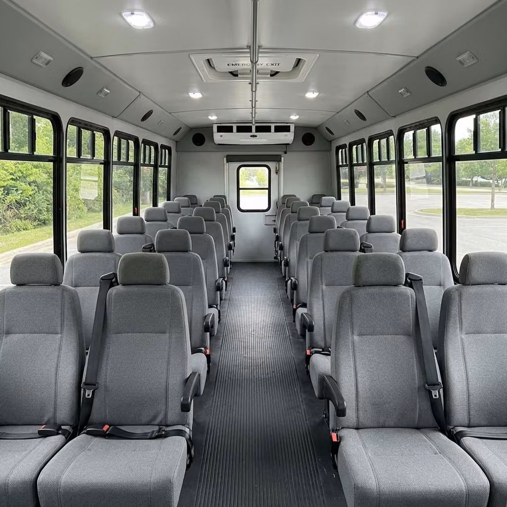 lathrop 35 passenger minibus seating