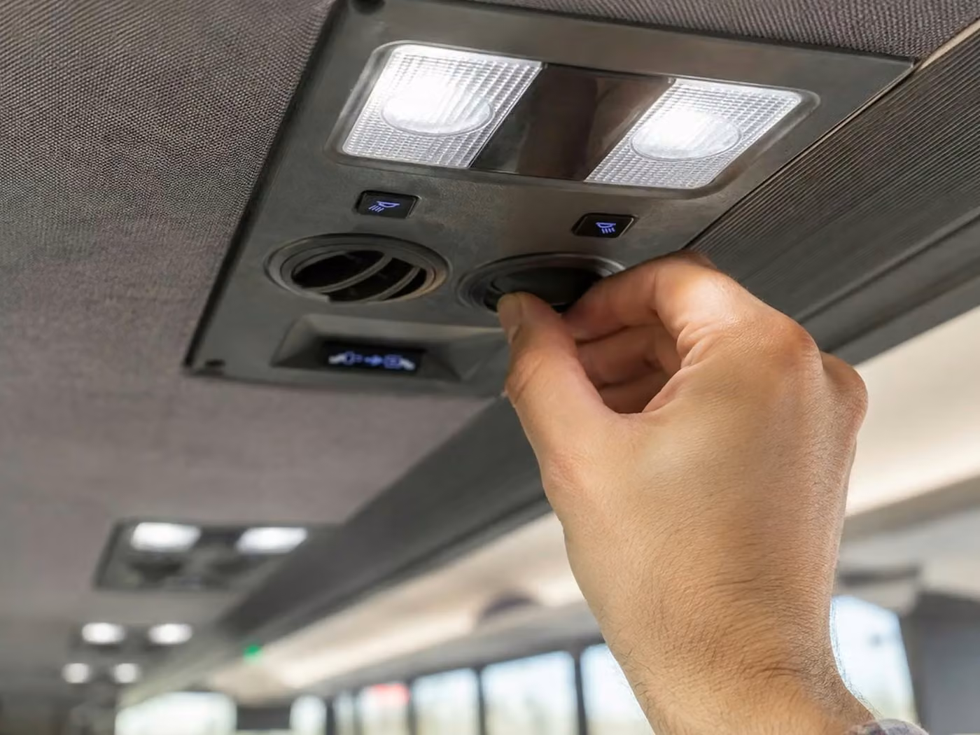 lathrop charter bus climate control