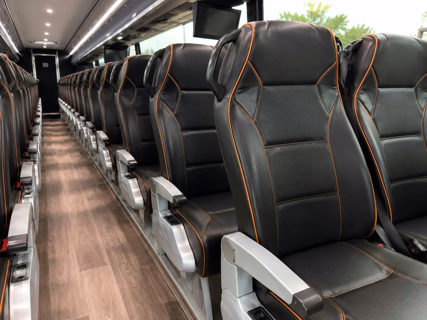 lathrop full size 56 passenger charter buses for large lathrop guest lists