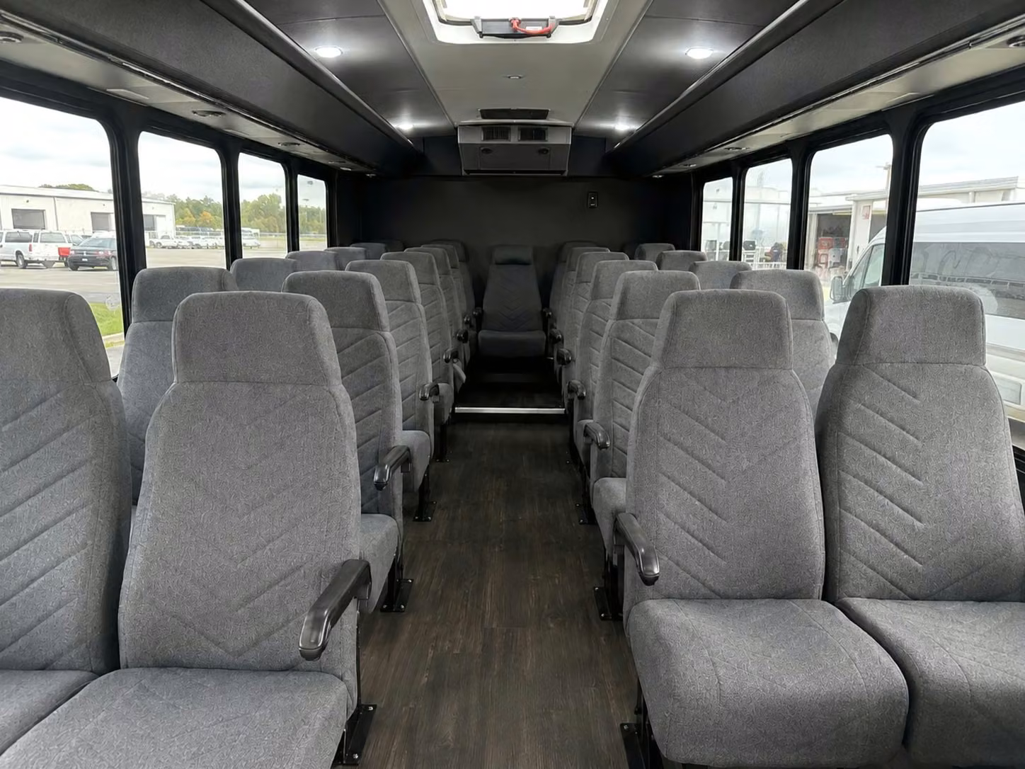 15 passenger minibus interior