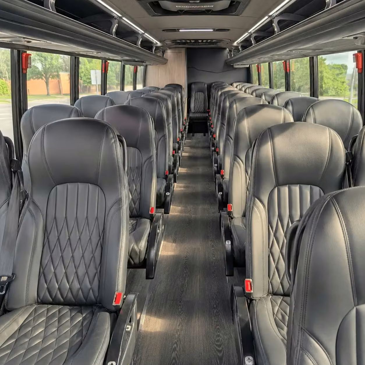 30 passenger minibus interior